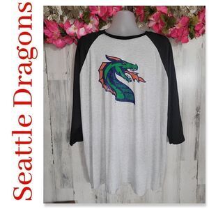 Seattle Dragons XFL Jersey T Shirt